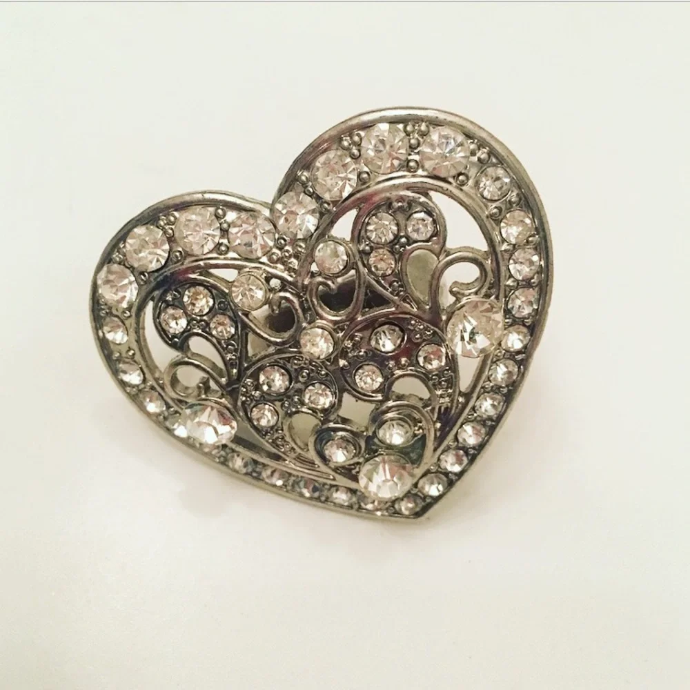Vintage Diamond Heart Shaped Ring